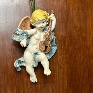 Vintage Italy Wall Decor Large Cherub Angel